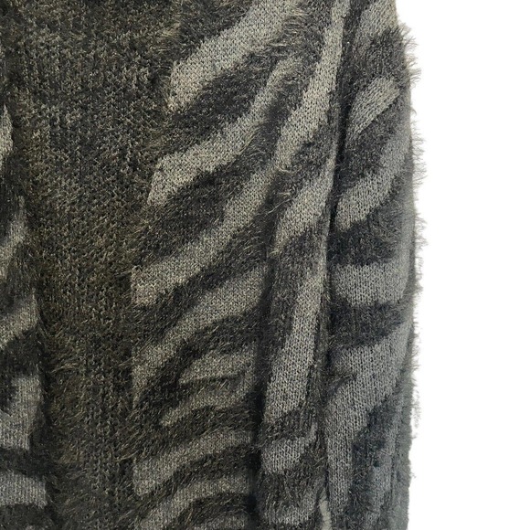 United States Sweaters Open Knit Duster Eyelash Cardigan Sweater Women's Small - Picture 6 of 9